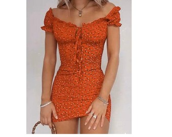 1970s dress xs  vintage dress  summer dress ruffles colorful  floral dress  mini dress