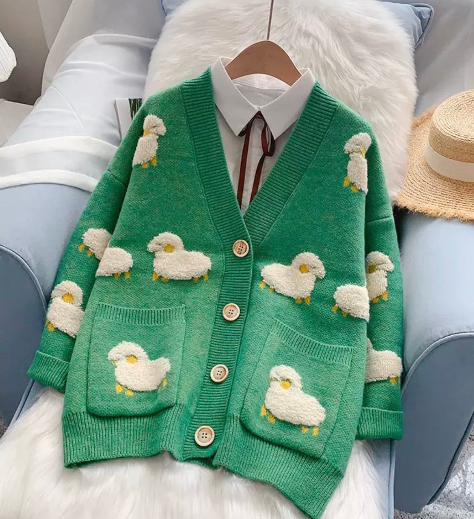 sheep cardigan original