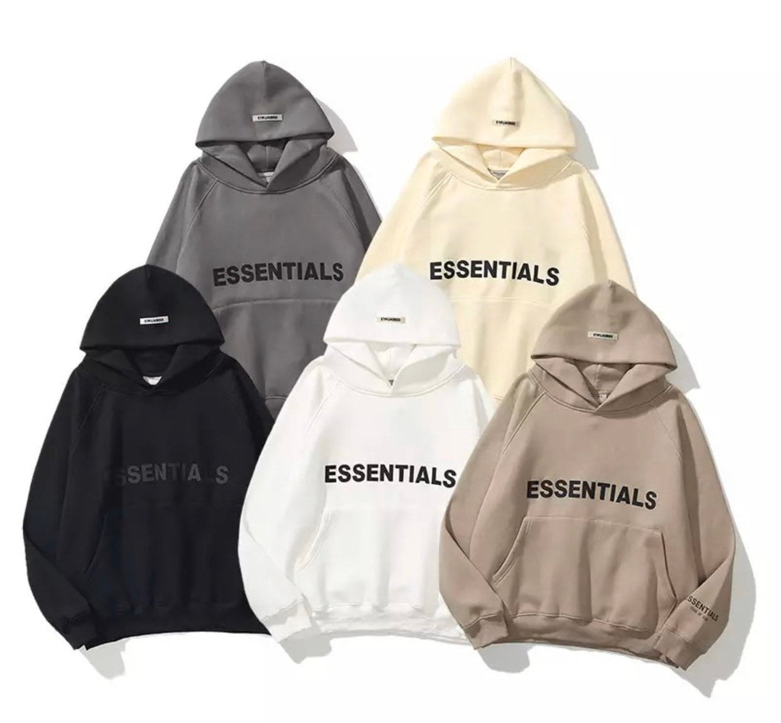 Essentials Fog Inspired Hoodie Sweater Reflective Unisex Etsy