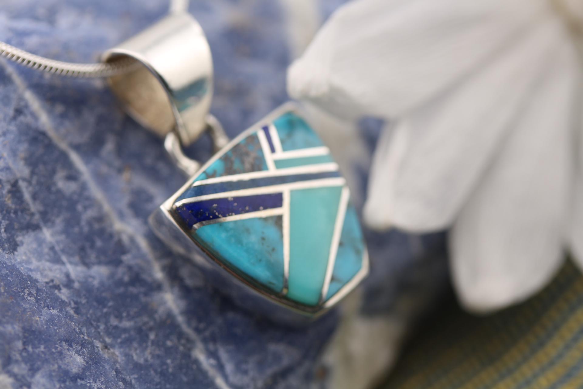 Native American Pendant Handmade by Navajo Artist Orlinda James - Etsy