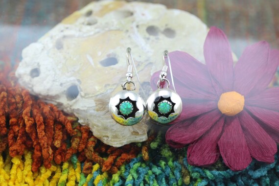 Native American Earrings Handmade by Navajo Artist Janice Spencer