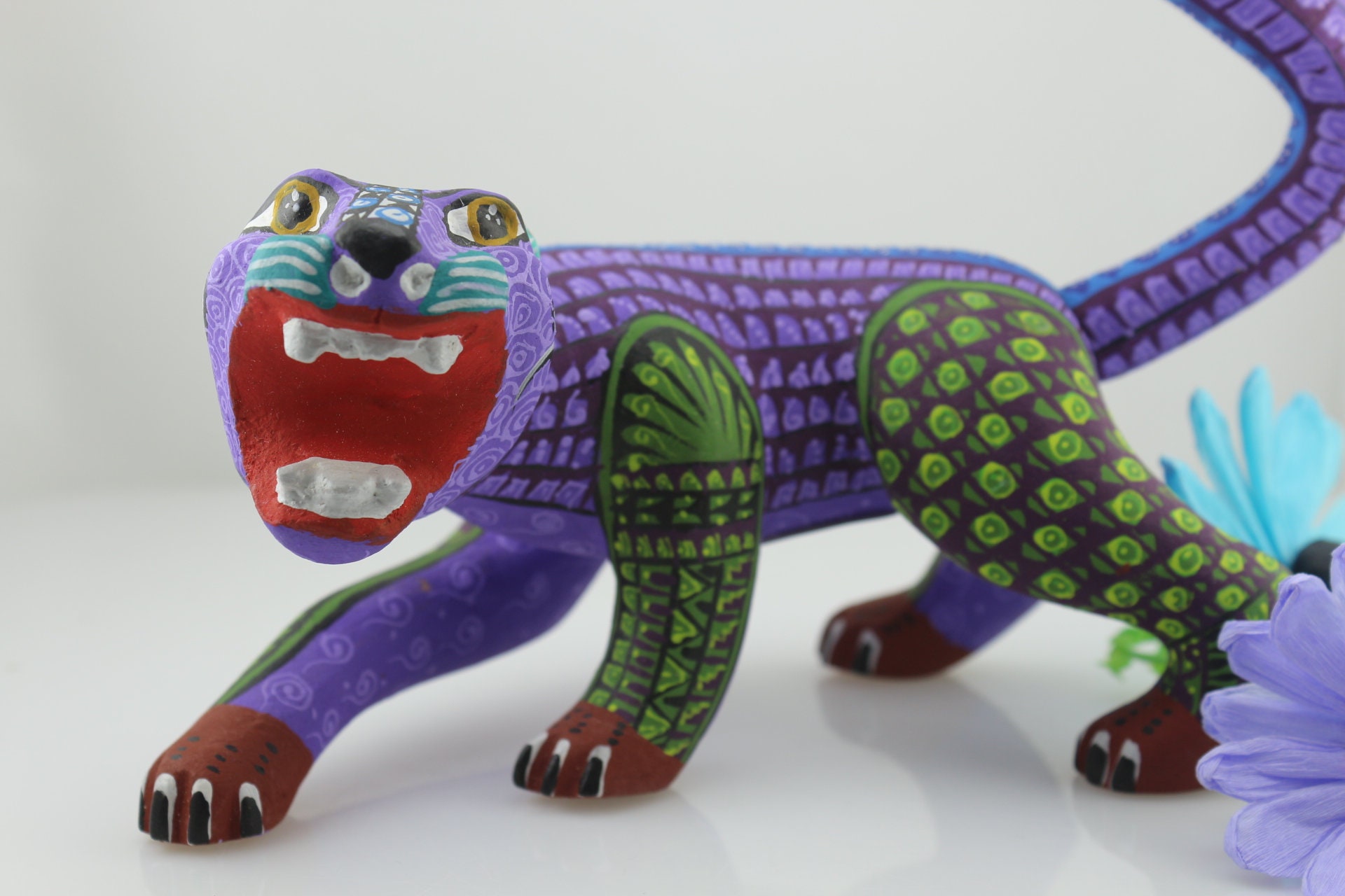 Jaguar Alebrije Hand Carved and Painted by | Etsy