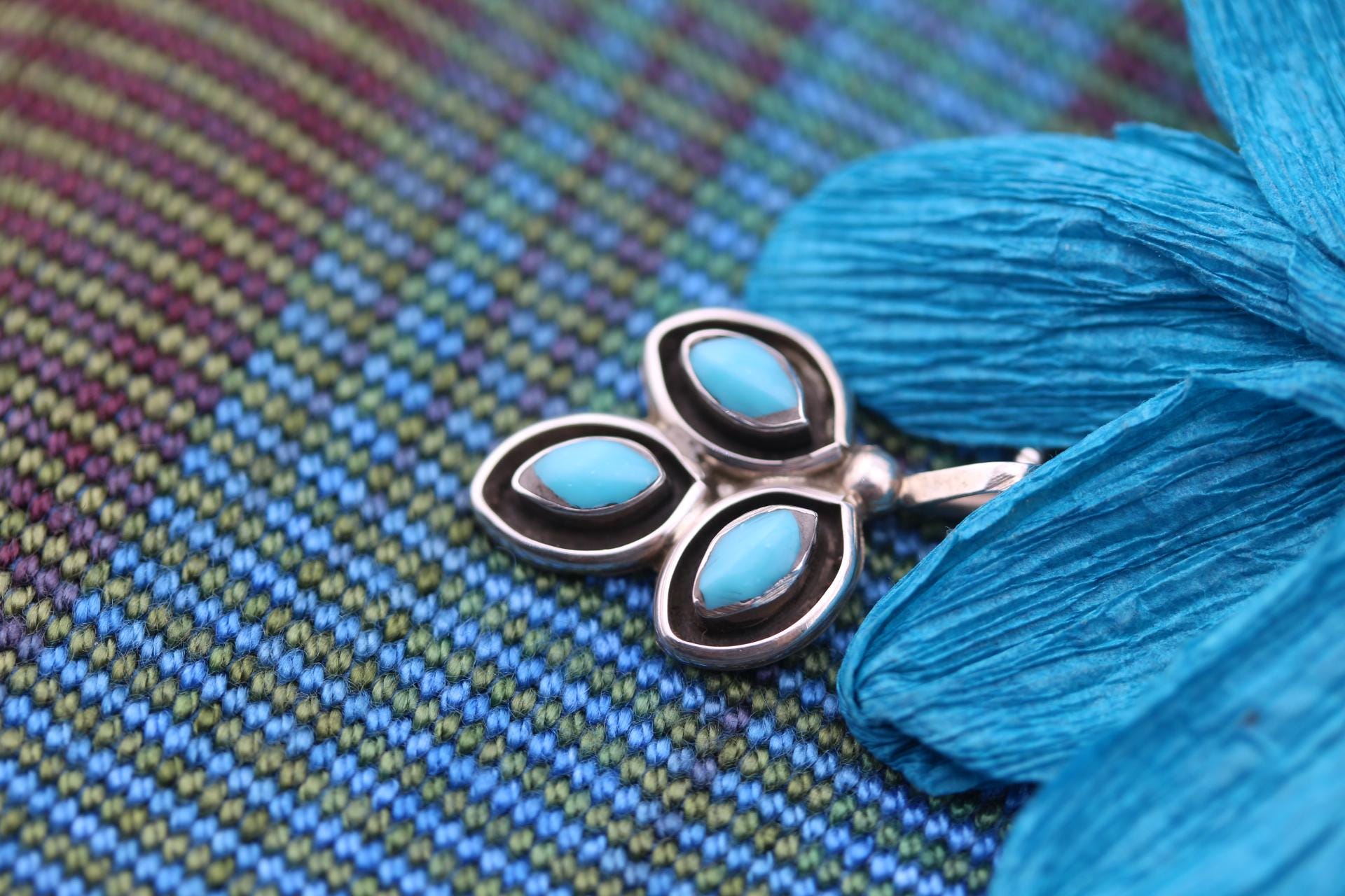 EOAです。Fred Cachini Zuni Vintage Native American ZUNI FRED CACHINI Diamond Turquoise