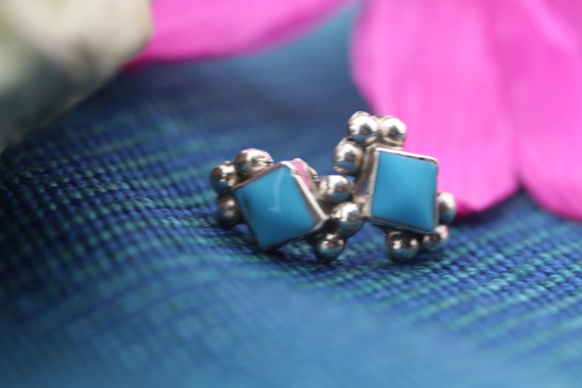 EOAです。Fred Cachini Zuni Vintage Native American ZUNI FRED CACHINI Diamond Turquoise