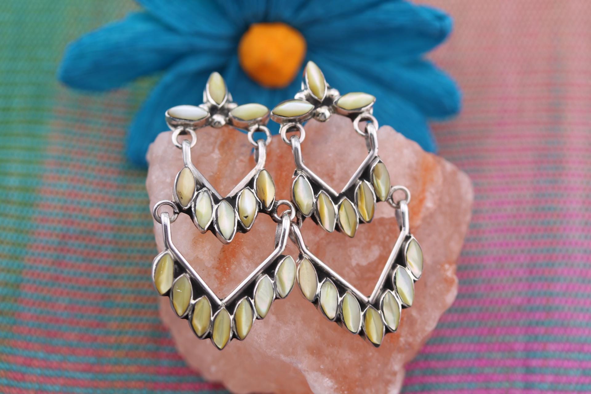 EOAです。Fred Cachini Zuni Vintage Native American ZUNI FRED CACHINI Diamond Turquoise