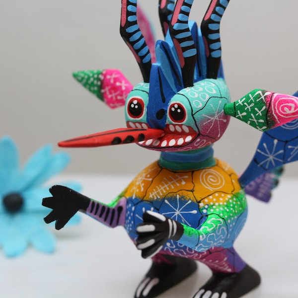 Monster "Alebrije" Hand Carved and Painted by Josefina & Oscar Carrillo