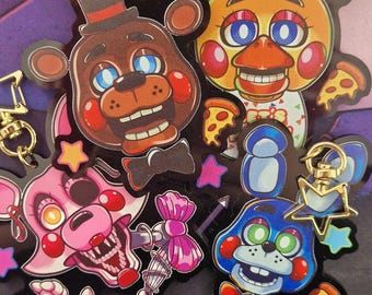 Five Nights at Freddy's - Spielzeug Animatronik | Pelzig | Schlüsselanhänger | Anhänger | FNAF | FNAF2