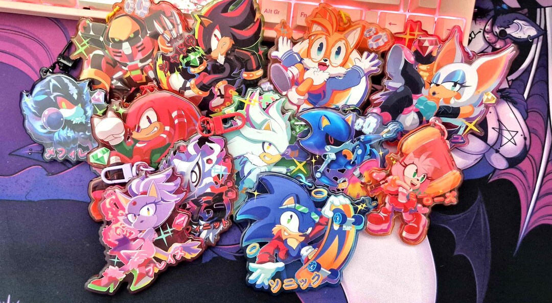 Sonic - Sonic the Hedgehog | Furry | Keyring | Charm | Japanese