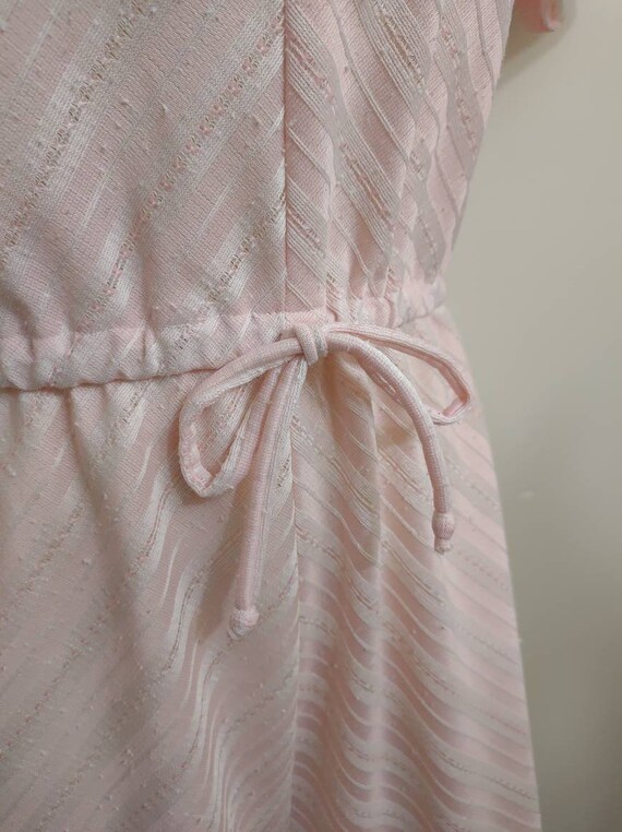 60s vintage short-sleeve  women's dress  baby pin… - image 4