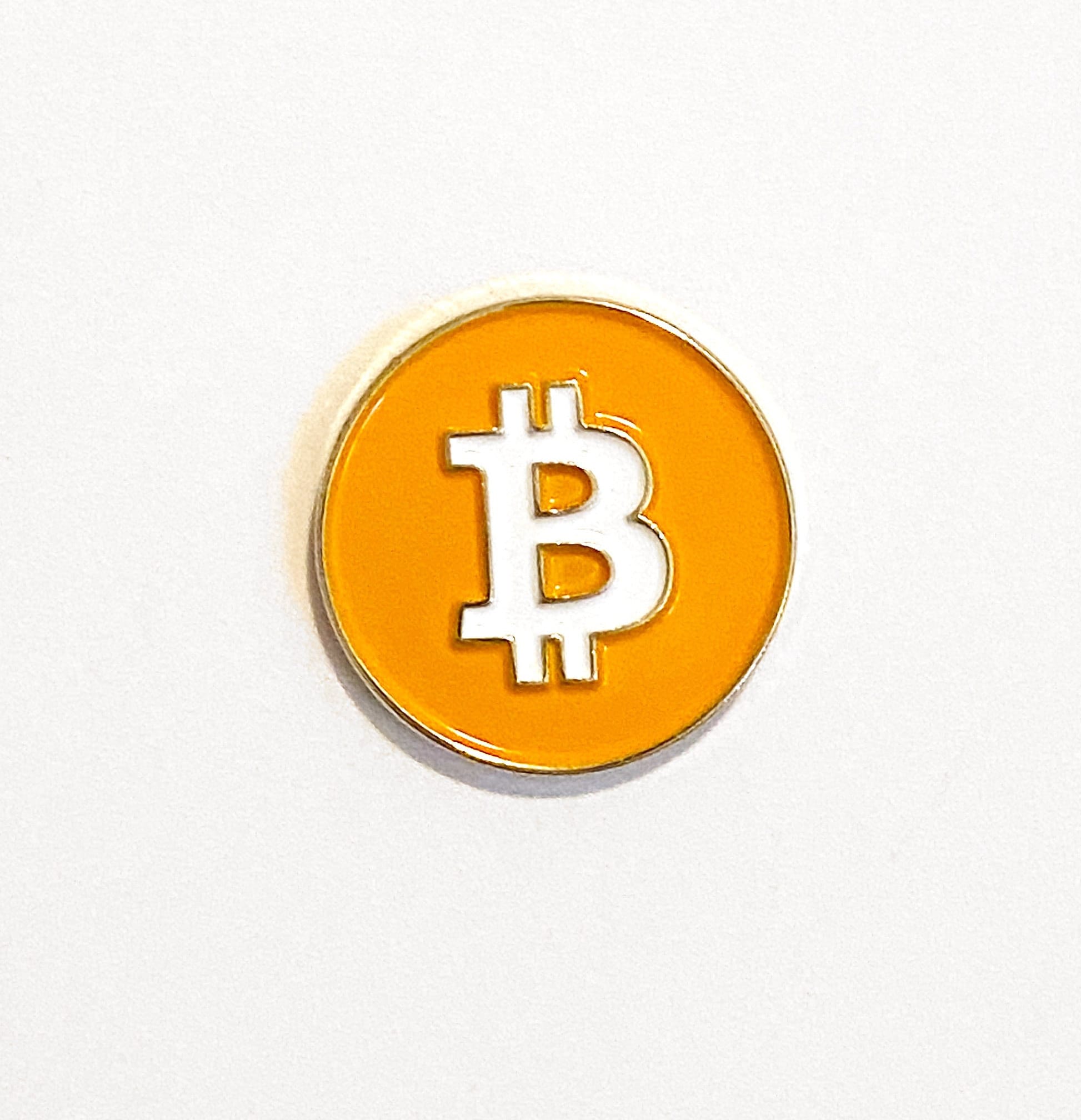 BTC - Bitcoin - Crypto Soft Enamel Pin. - Etsy