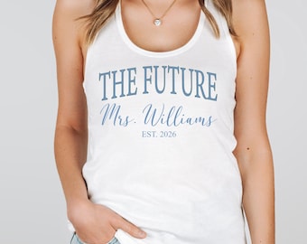 Future Mrs Tank Top, Custom Bride Tank, Bride Gift