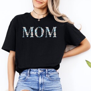 Mom Floral Shirt, Wildflower Mom Shirt, Mother&#39;s Day Shirt, Mom Birthday Shirt, New Mom Gift Shirt, Gift for Mom, Best Mama Gift Shirt