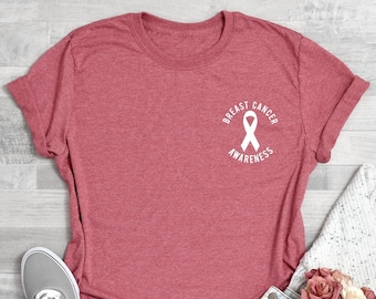 Breast Cancer Shirt, Cancer Awareness T-Shirt, Motivational Shirt, Personalized Team Cancer Shirt , Cancer Support Team Tee