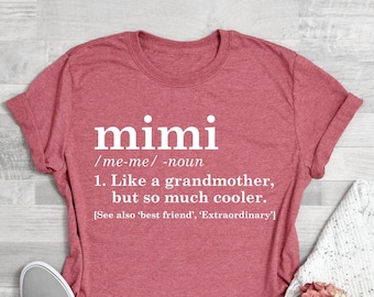 Mimi Shirt, Personalized Mimi Shirt, With Grandkids Names, Funny Mimi Shirt, Mimi Life T-Shirt, Mimi Gift, Mimi Mother's Day Gift Idea