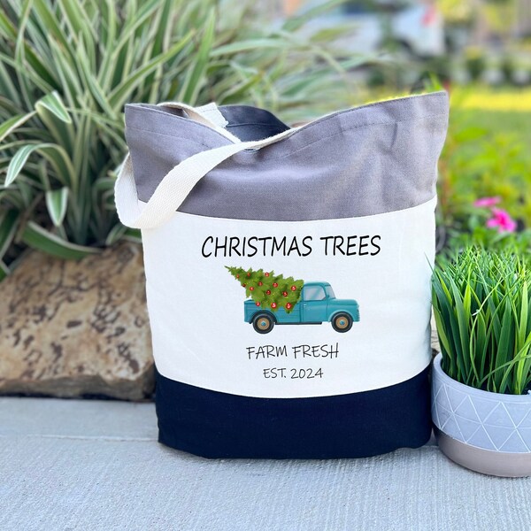 Christmas Tree Tote Etsy