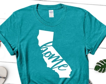 California Shirt,  California Home Tee, California State Tee, West Cost Tee, California T-Shirt
