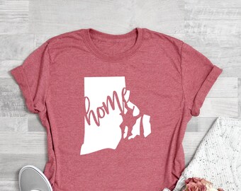 Rhode Island State Shirts, Rhode Island State Map Tee, Rhode Island Travel Gifts, Rhode Island Home Shirt, Rhode Island State Sweatshirt