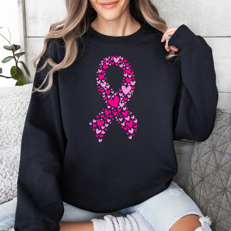 Chemo Warrior Cancer Sweater In Military Green Color