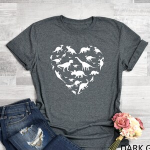 Heart of Dinosaurs, Dinosaurs Shirt, Dinosaurs T Shirt for Women, Dinosaurs for Mom, Dinosaurs Teee for Mother Day&#39;s Gift, Dinosaurs Shirt