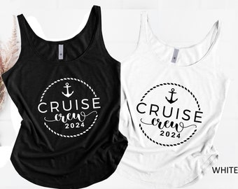 Cruise Crew 2024 Shirt, Cruise Shirt, Cruise Tank Shirt, Cruise Tank Shirt 2024, Cruise Crew Tank Tops, Cruise Girls Trip Tank Shirt