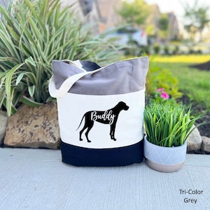 Customized Great Dane Bag, Great Dane Mom Tote Bag, Great Dane Mama Gift, Personalized Dog Lovers Gifts, Dog Owner Gift, Tote Bag Gift