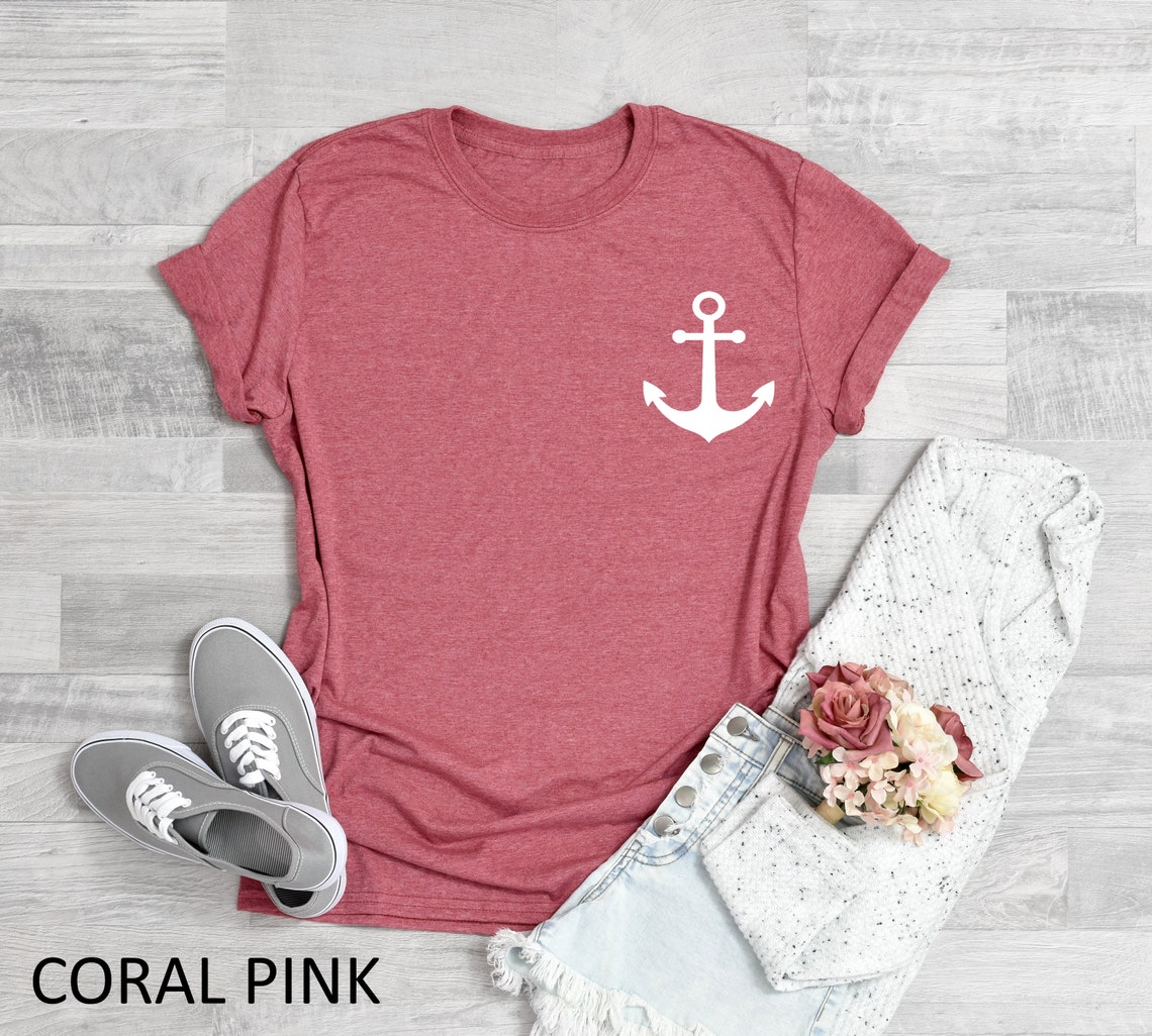Anchor Shirt Anchor TShirt Summer Shirt Beach Tee Anchor Etsy