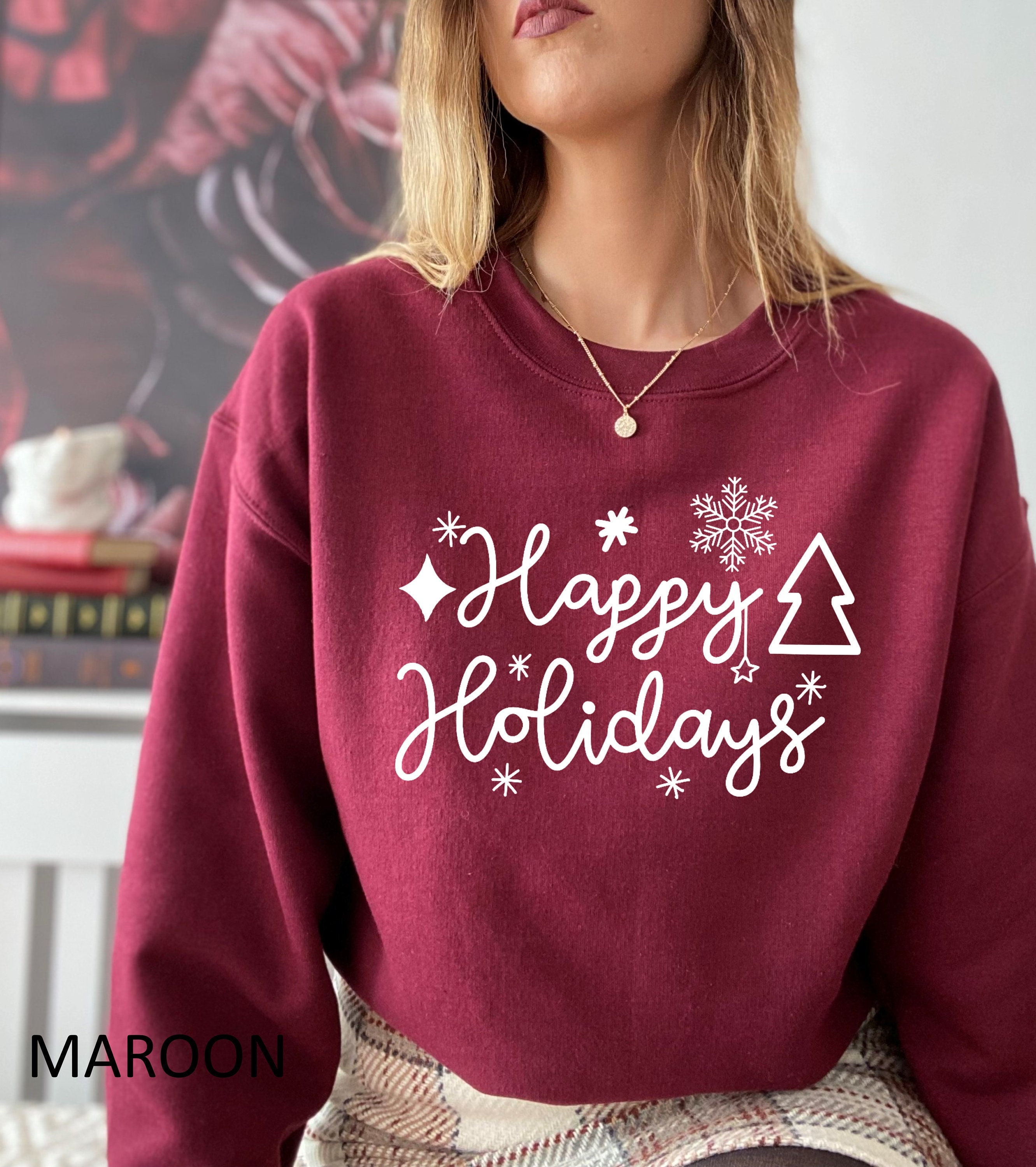 Holiday Sweatshirts - Etsy