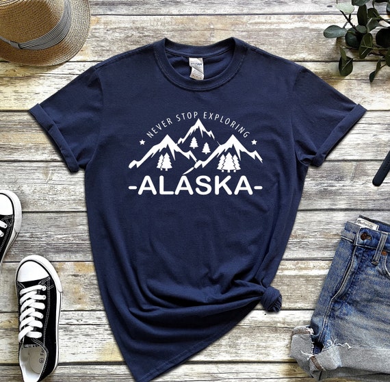 Alaska Shirt, Alaska Tee, Alaska Gifts, Alaska Souvenir, Gift From Alaska, Alaska State T-Shirt, Alaska lover shirt, State shirt for her