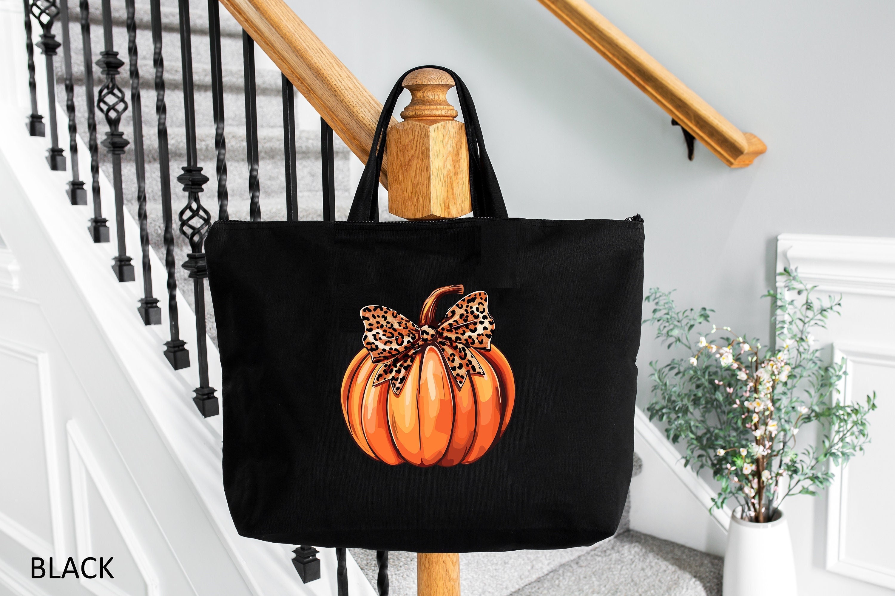 Pumpkin Tote Bag Etsy