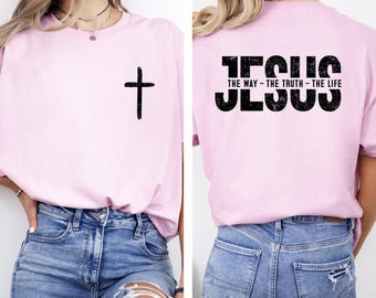 Jesus T-Shirt, Christian Gift Shirt, Religious Shirt, Faith Gift, Faith T-Shirt, Faith Cross Shirt, Christian Shirts,Faith Cross,Jesus Shirt