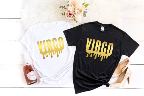 Virgo Zodiac Shirt for Women Birthday Gift, Virgo V-neck T Shirt, Virgo TShirt for Her, Virgo Astrology Shirt, Birthday Gift for Virgo Women
