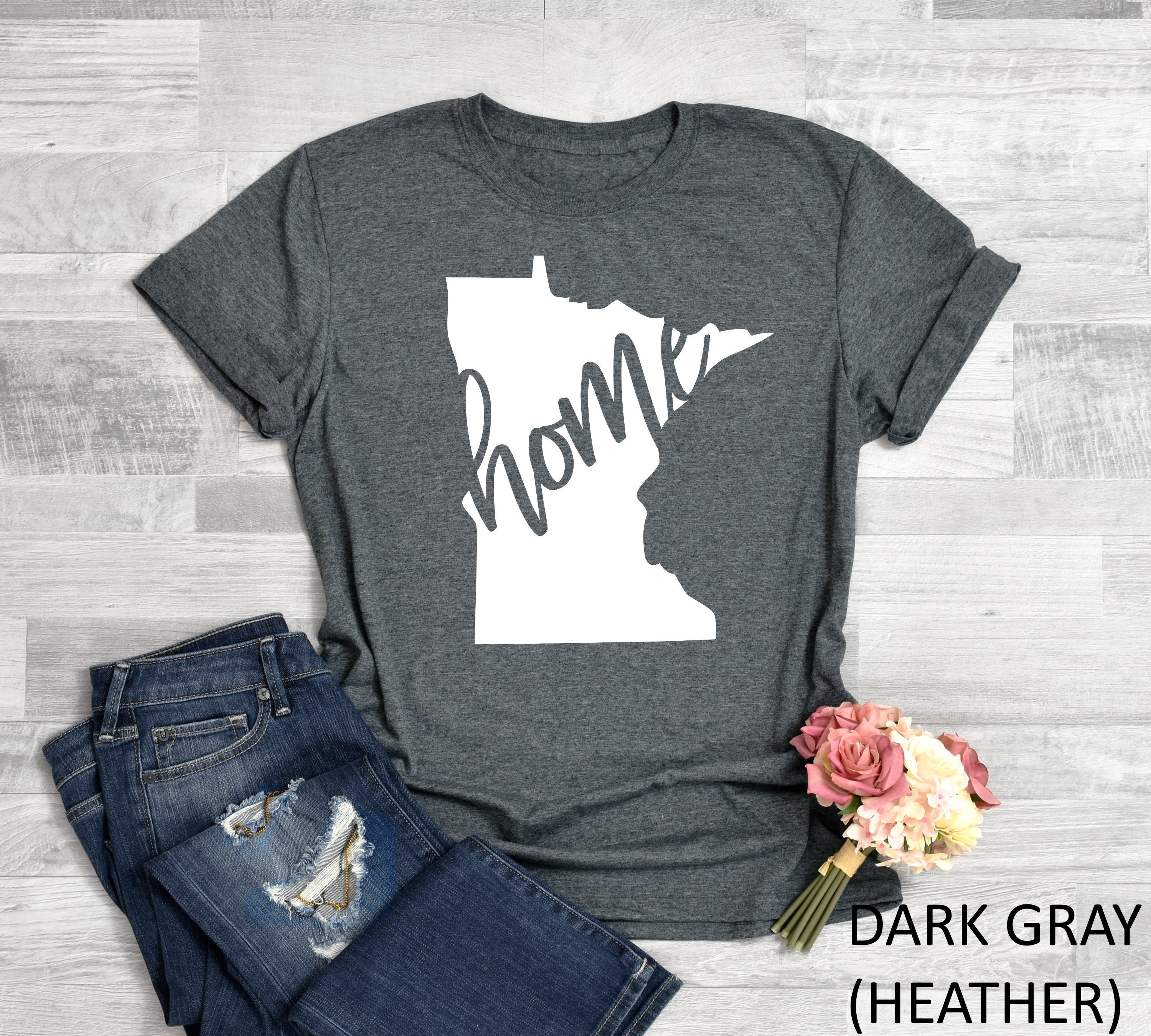 Minnesota State Shirts, Minnesota State Map T-Shirt, Minnesota Travel…
