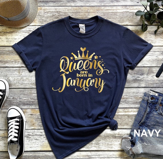 Queens Are Born In January Shirt, Birthday Girl Shirt, January Birthday Shirt, 30 Birthday Gift, Birthday Gift For Queens, Birthday Shirt
