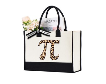 Pi Symbol Tote Bag, Pi Day Tote Bag, Happy Pi Day Tote Bag, Math Teacher Bag,Gift For Math Teacher,Pi Day Gift Tote Bag,Cute Pi Day Gift Bag