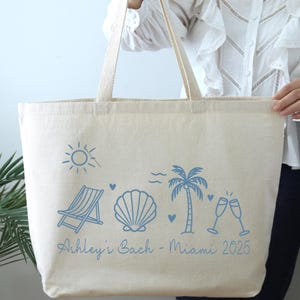 Custom The Bach Club Tote Bag, Bridesmaid Tote, Club Bachelorette, Bridesmaid Favors, Bachelorette Party Favors, Bachelorette Tote,Club Bach