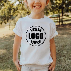 Custom Logo Toddler Shirts, Personalized Kids Shirt,Custom Design T-Shirt,Custom Text Kids Tshirt, Toddler Name Shirt, Youth Custom Shirt