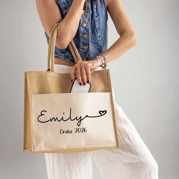 Custom Cruise Tote Bag, Cruise Squad 2026 Tote Bag, Cruise Squad Bag, Custom Cruise Squad Bag for 2026 Season, Custom Family Cruise Tote Bag