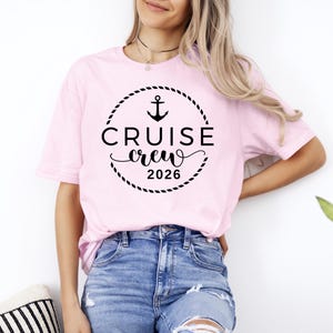 Cruise Crew 2026 Shirt, Matching Cruise Outfit, Group Vacation Wear, Family Travel Gift