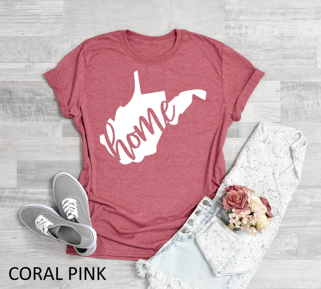 West Virginia State Shirts, West Virginia State Map Tshirt, West