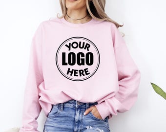 Custom Logo Sweatshirt,Personalized Logo Shirt,Custom Design Hoodie,Custom Text Shirt,Your Business Logo or Brand Logo Shirt,Team Logo Shirt