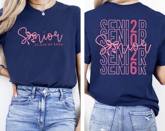 Senior 2026 T-Shirt,Class Of 2026 Shirt,Senior 2026 Squad Tshirt,Graduation 2026 T-Shirt,Graduation Party Shirt Senior 2026 Gift,Senior Grad