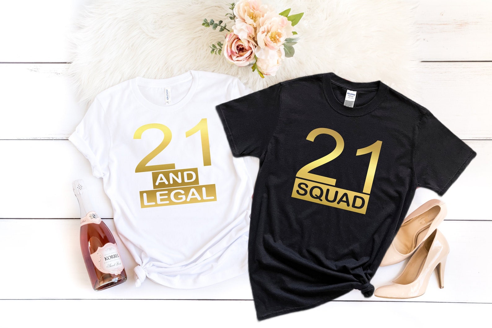 21st birthday crew shirts
