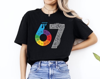 67 Pi Tee Shirt, Pi Day Design, Teacher STEM Gift