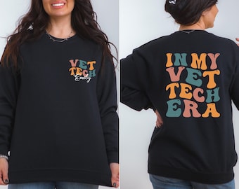 Custom Vet Tech Sweatshirt, Vet Tech Gifts, Animal Doctor Gift, Gift For Veterinarian, Vet Tech Era Hoodie, HoodieVet Tech Week Sweatshirt