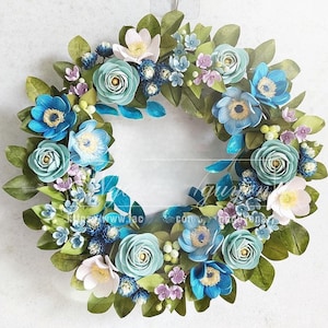 HOME DECOR WALL wall art, Paper quilling art, personalized door wreath, Quilling Art Wall Decor Framed Paper Craft Wall hanging art