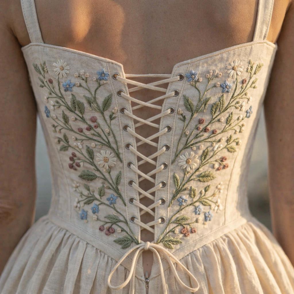 Linen Corset Dress