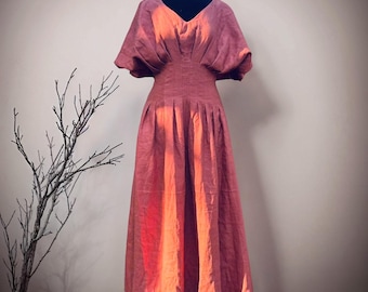 embroidered pleated midi dress Vronique yellow embroidered-lace pleated midi dress (Final Sale-US Only)