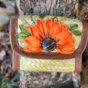 Tiny Cuties Münzgeldbörse mit Band Stickerei Gadern Party Accessoire - Boho Chic formelles Event Abschlussgeschenk, personalisierte Geschenke für sie