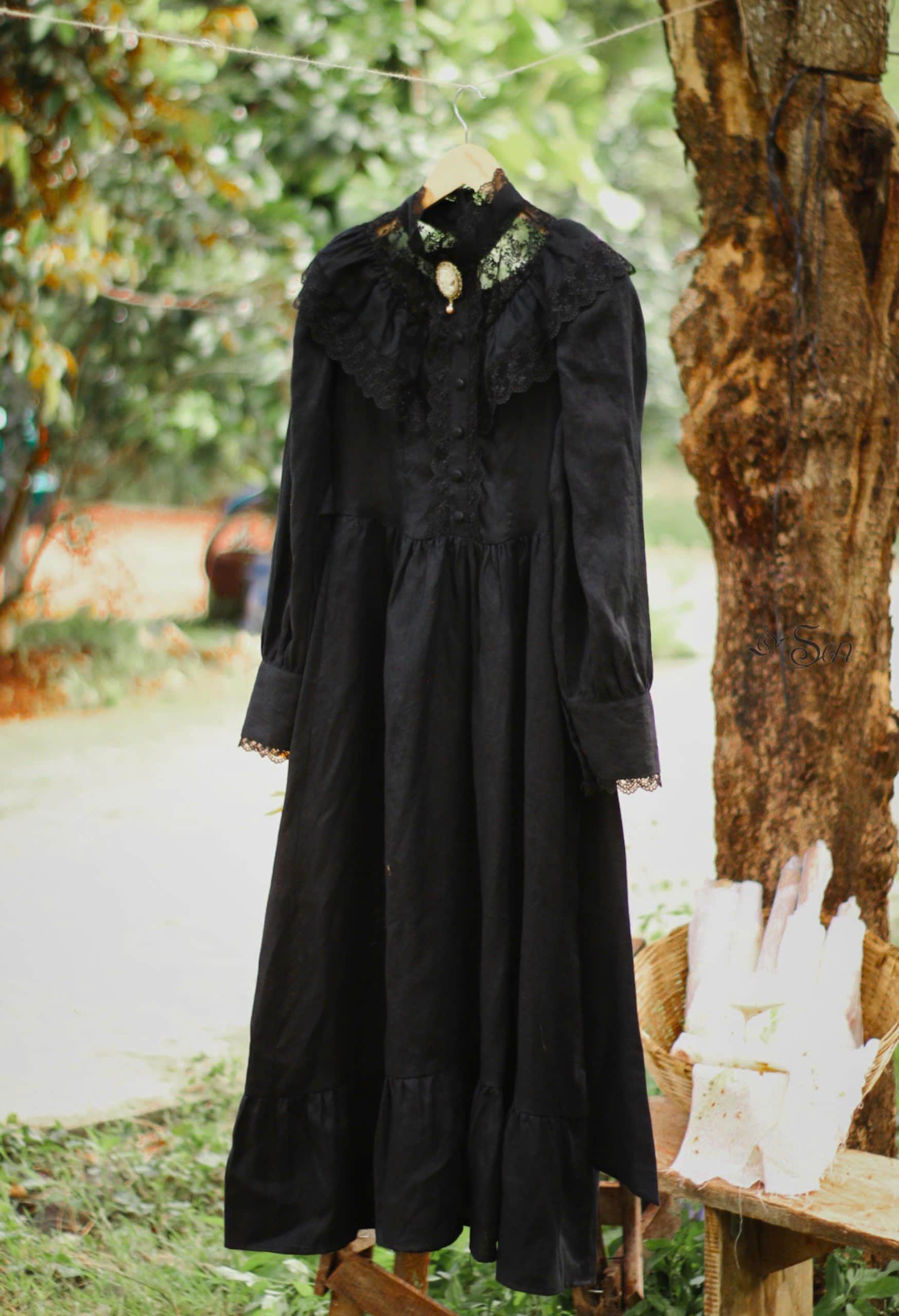 Bridgerton Black Dress - Etsy