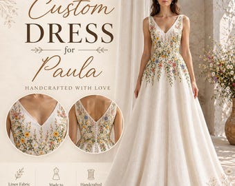 Custom dress for Paula
